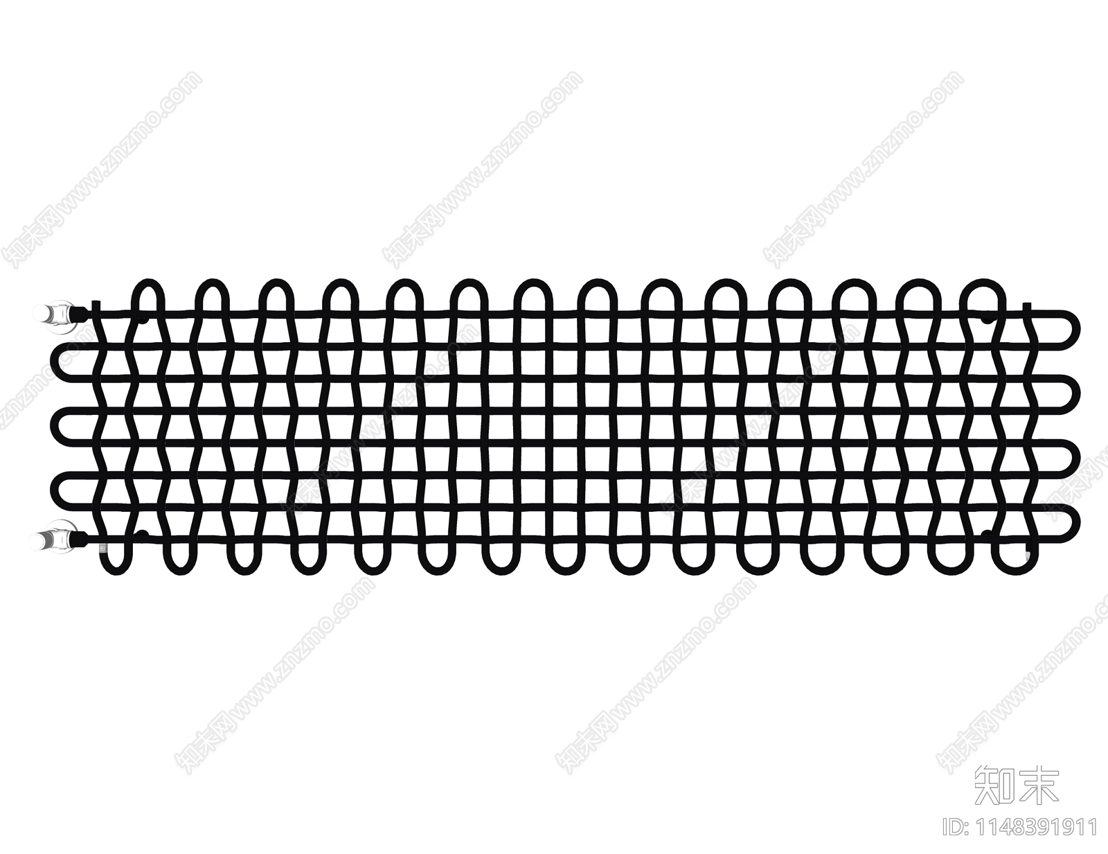 暖气片SU模型下载【ID:1148391911】