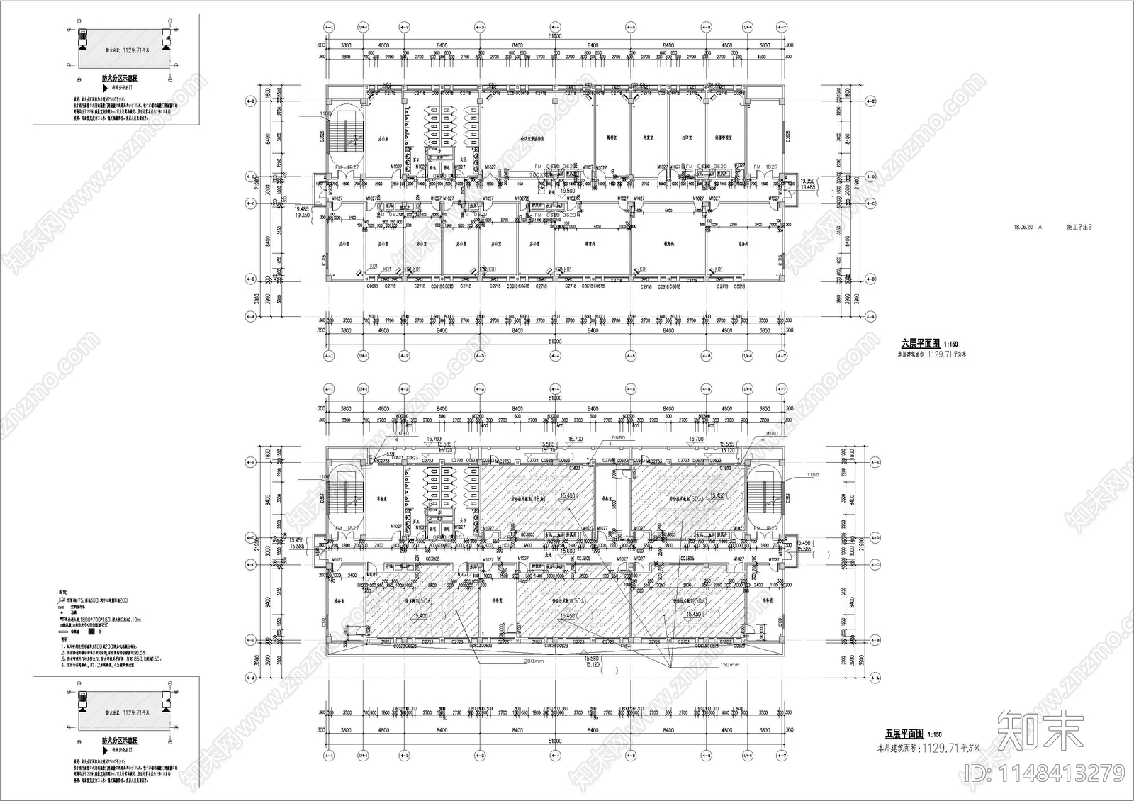 中学实验楼建筑cad施工图下载【ID:1148413279】