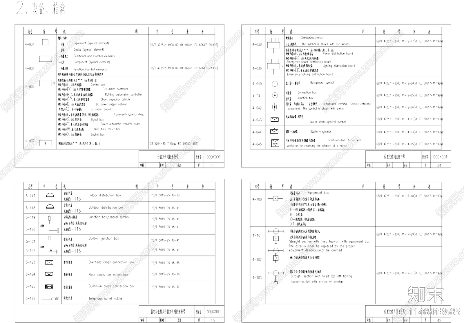 弱电系统功能性及位置文件用图形符号图标施工图下载【ID:1148413585】