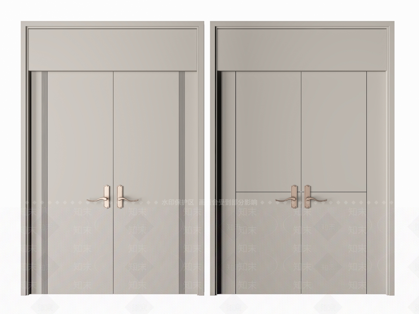 现代入户大门3D模型下载【ID:1148414875】