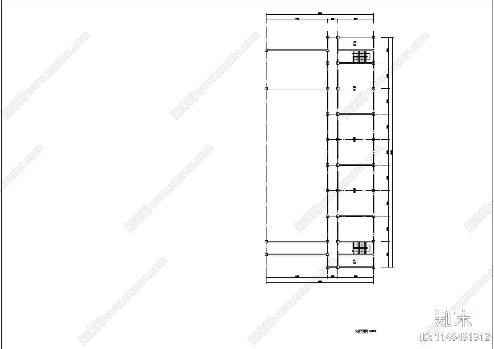 1200座报告厅建筑平面cad施工图下载【ID:1148431312】