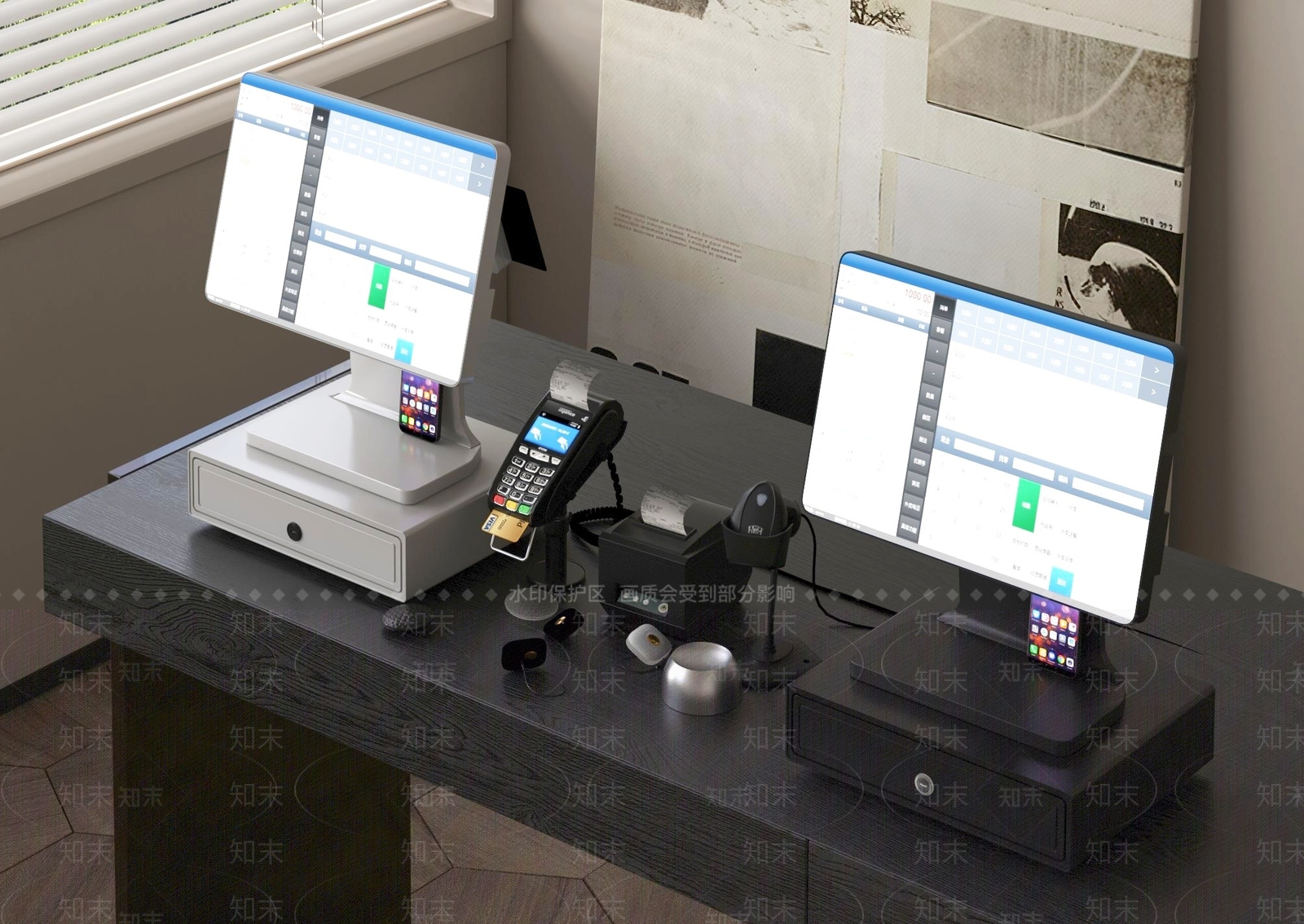 收银机3D模型下载【ID:1148448430】