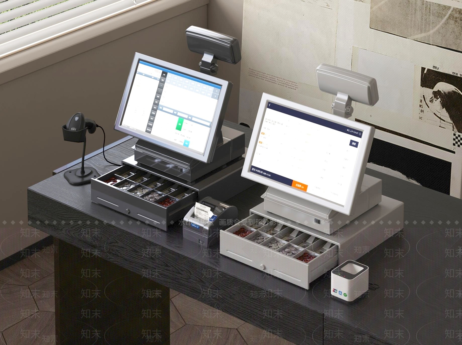 收银机3D模型下载【ID:1148450894】