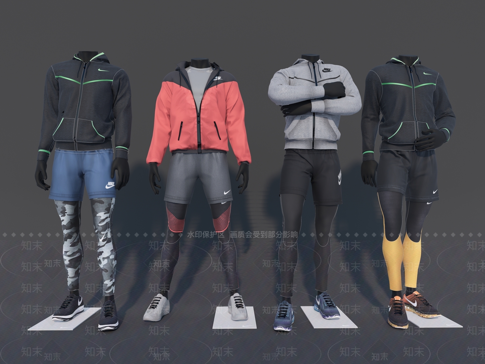 服装店模特SU模型下载【ID:1148456137】