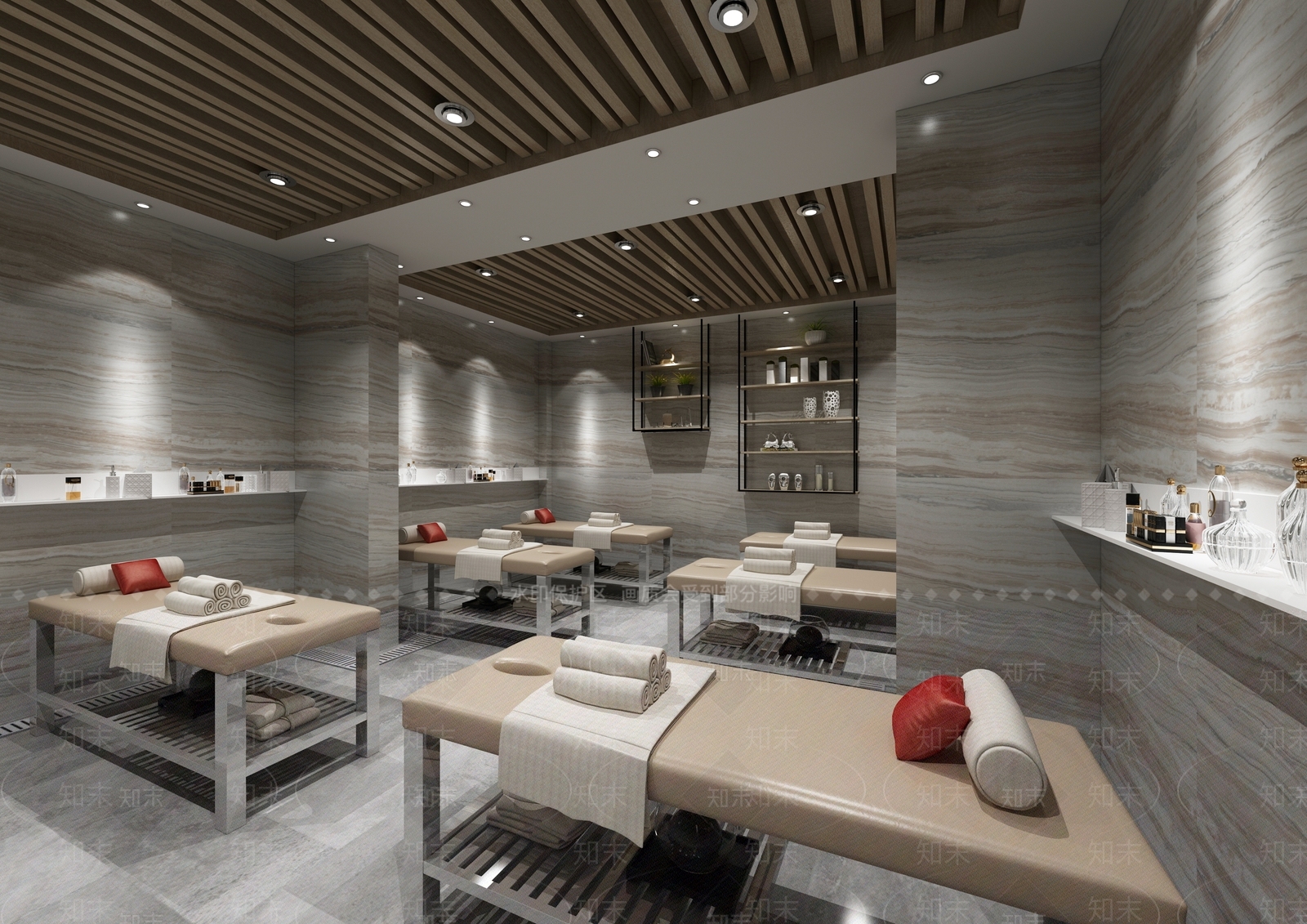 新中式洗浴中心3D模型下载【ID:1148460818】