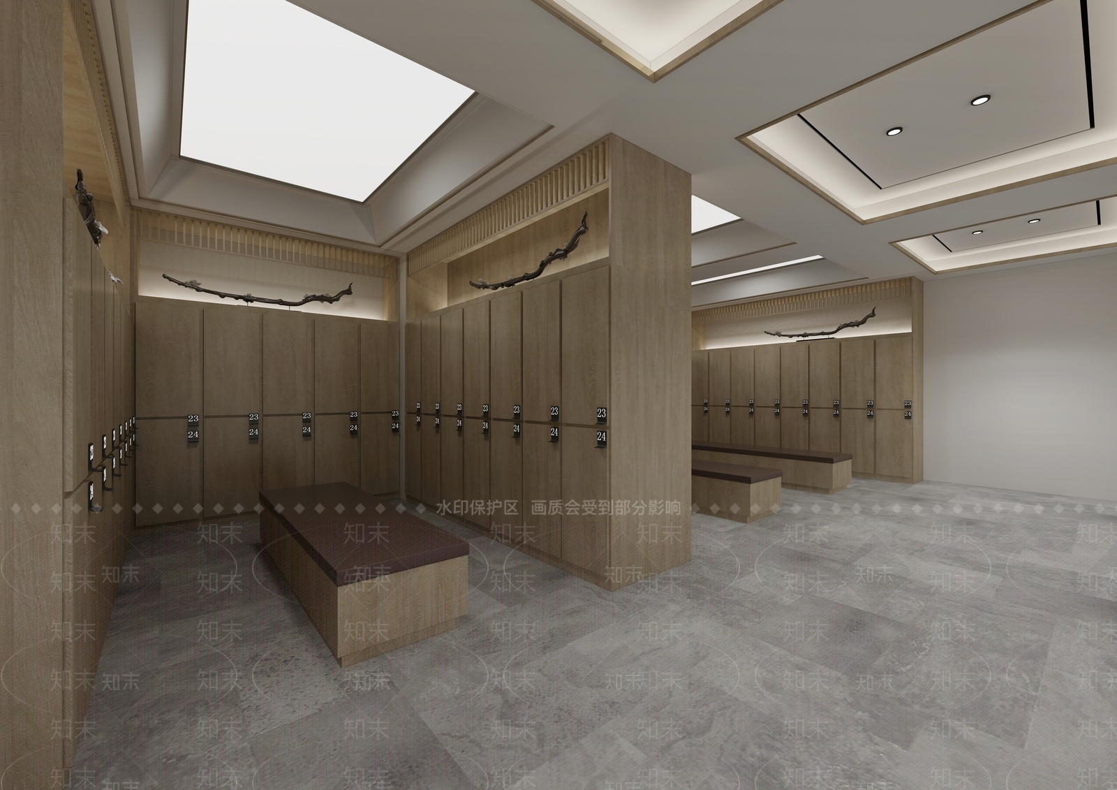 新中式洗浴中心3D模型下载【ID:1148461164】
