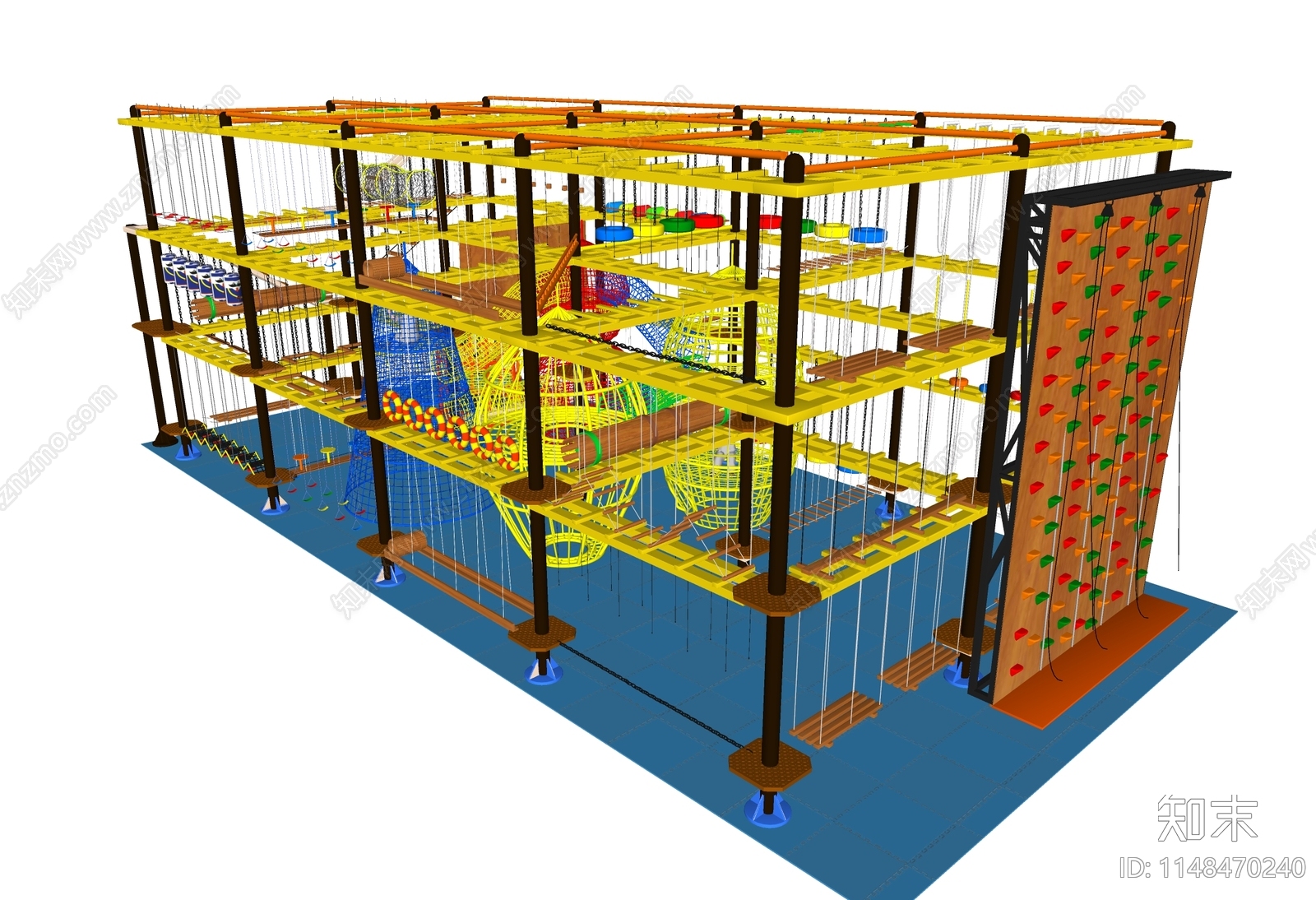 儿童游乐设施SU模型下载【ID:1148470240】