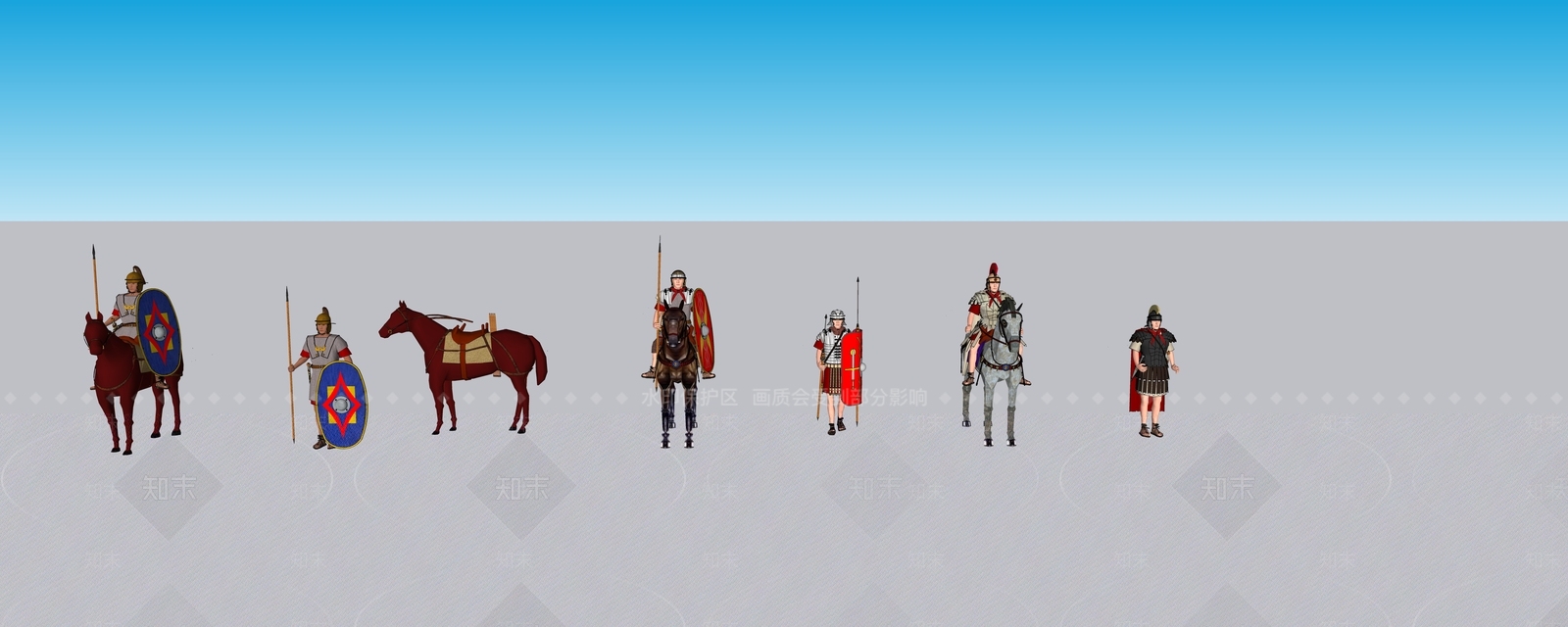 武士SU模型下载【ID:1148472401】