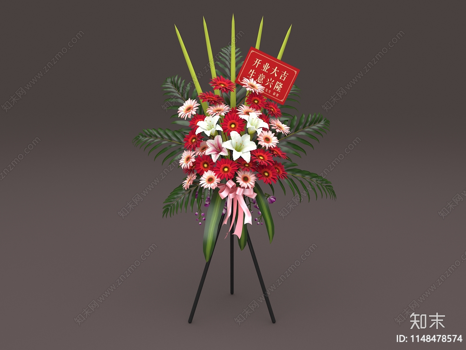 花艺3D模型下载【ID:1148478574】