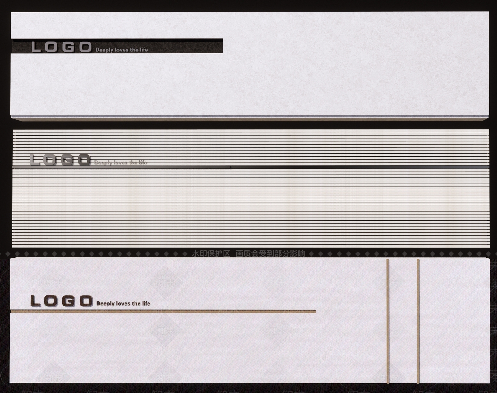 现代logo景墙3D模型下载【ID:1148485437】