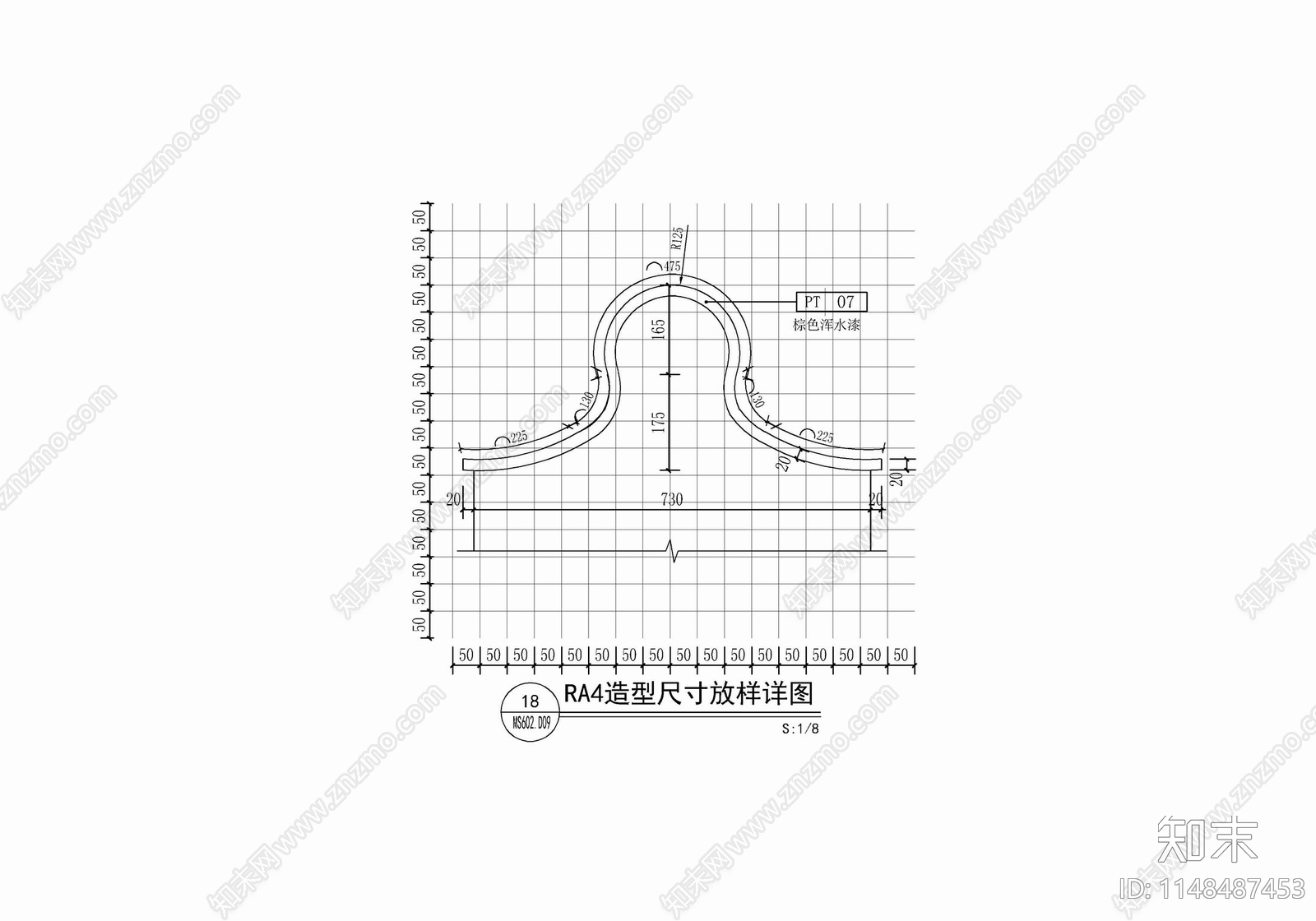 零售店铺可移动货架陈列架节点施工图下载【ID:1148487453】