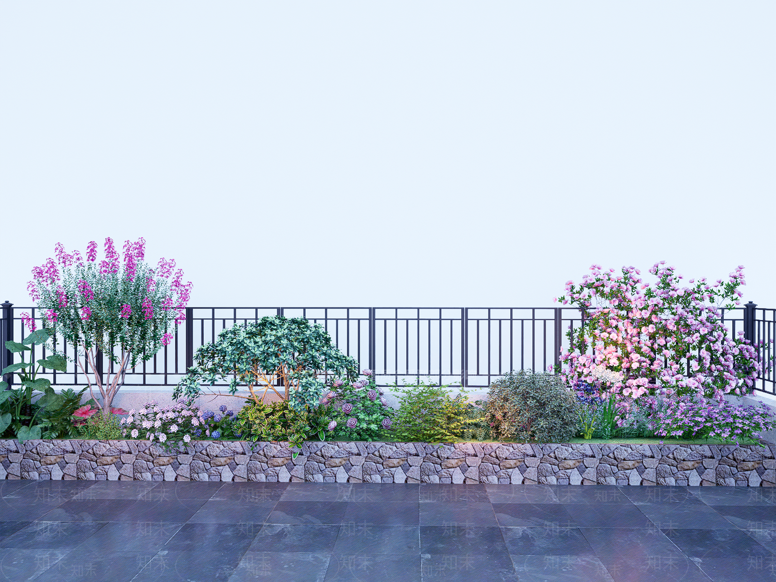 植物花池SU模型下载【ID:1148490991】