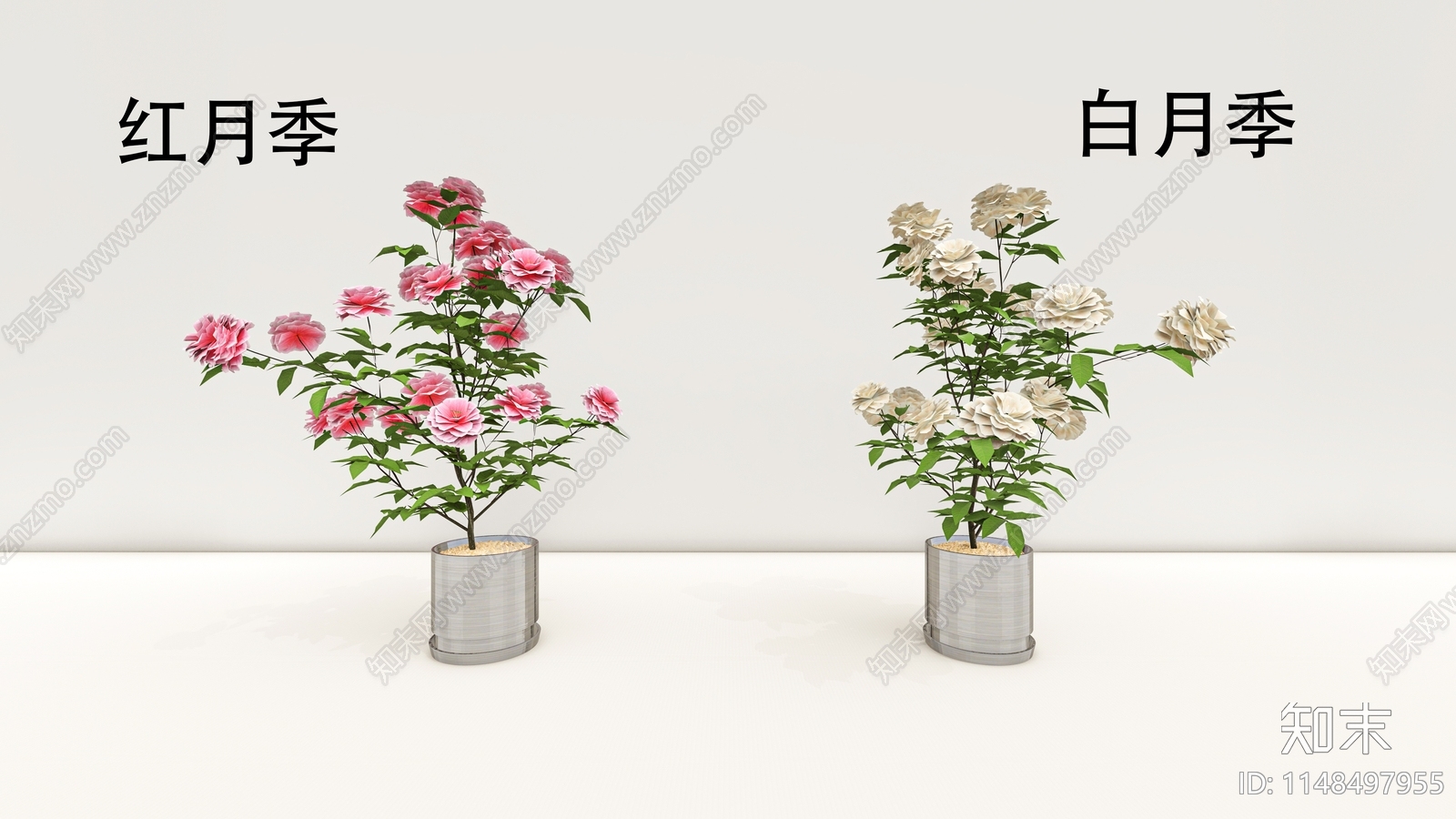 花草盆栽SU模型下载【ID:1148497955】