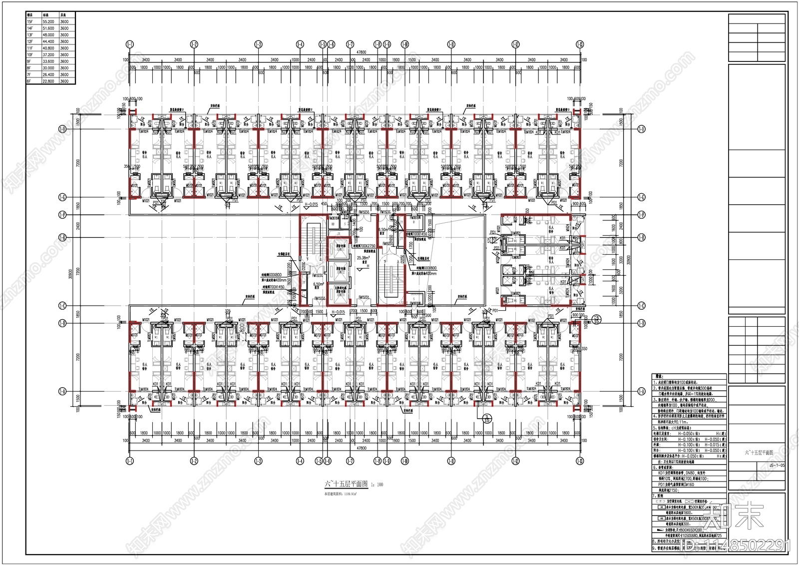 厂房建筑cad施工图下载【ID:1148502291】