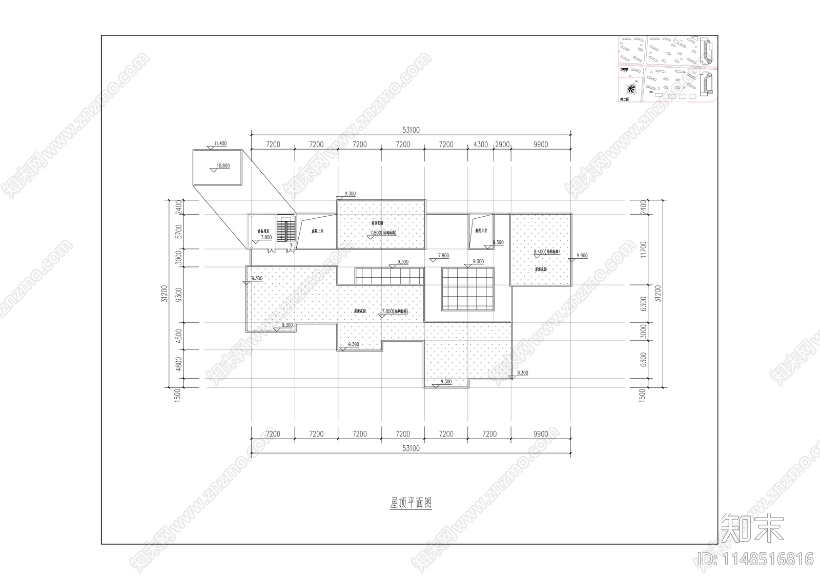 幼儿园建筑cad施工图下载【ID:1148516816】