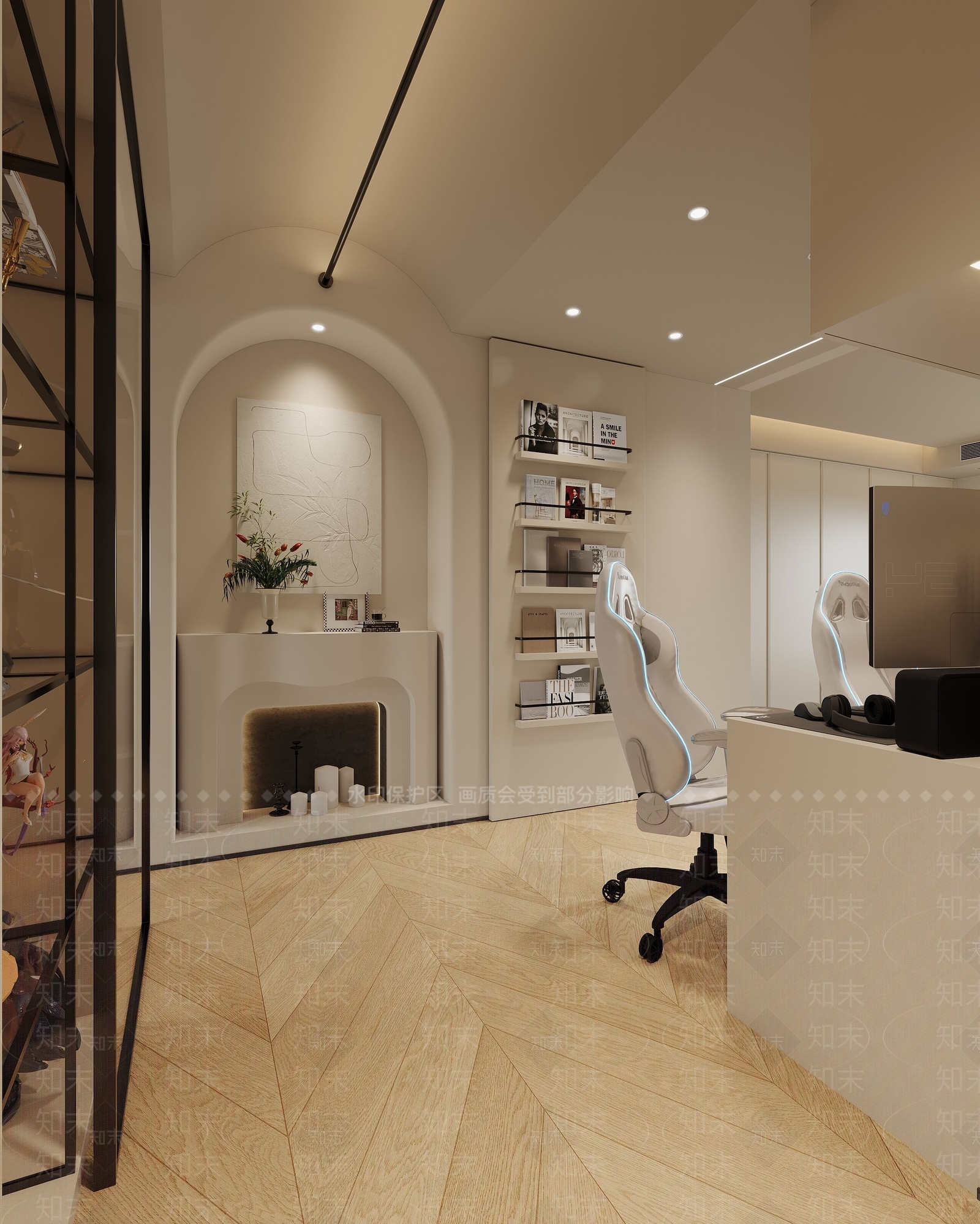 现代游戏房3D模型下载【ID:1148530252】