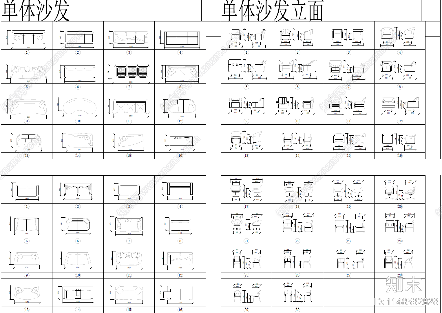 最全精选人体工程学尺寸室内设计图库施工图下载【ID:1148532828】