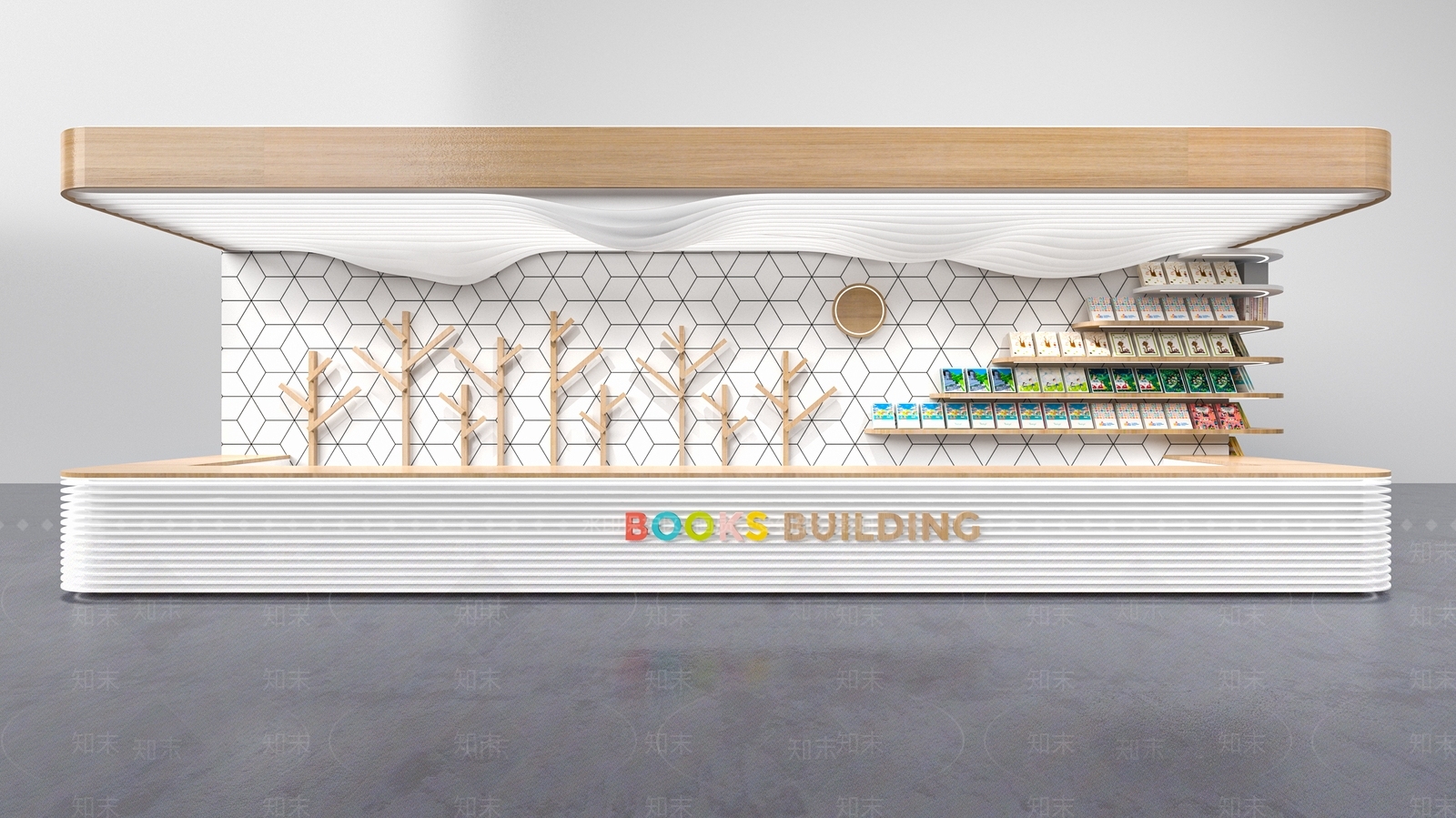 现代服务台SU模型下载【ID:1148533734】