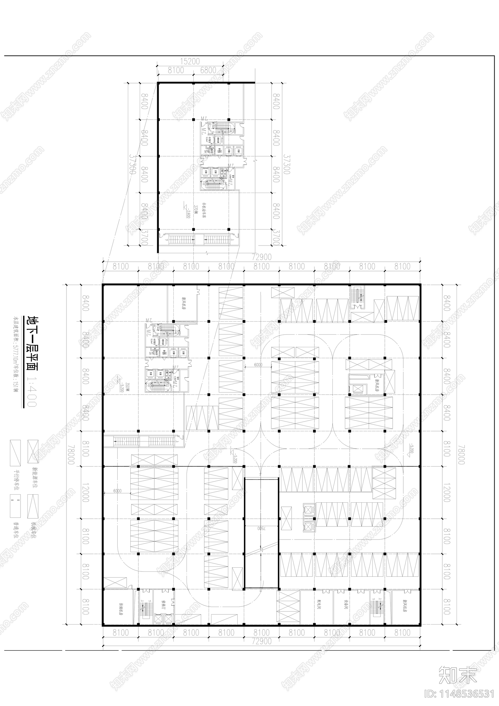 奥山光谷创意商业建筑cad施工图下载【ID:1148536531】