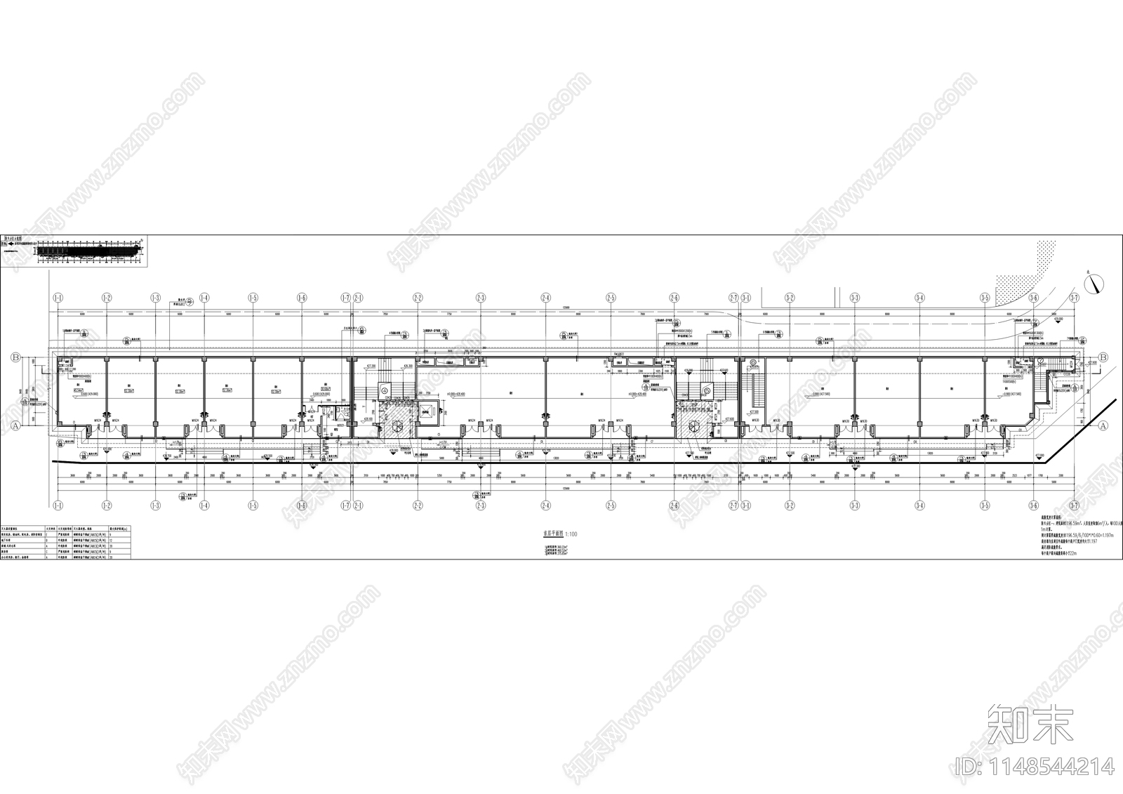黄桷坪商务中心工程建筑cad施工图下载【ID:1148544214】