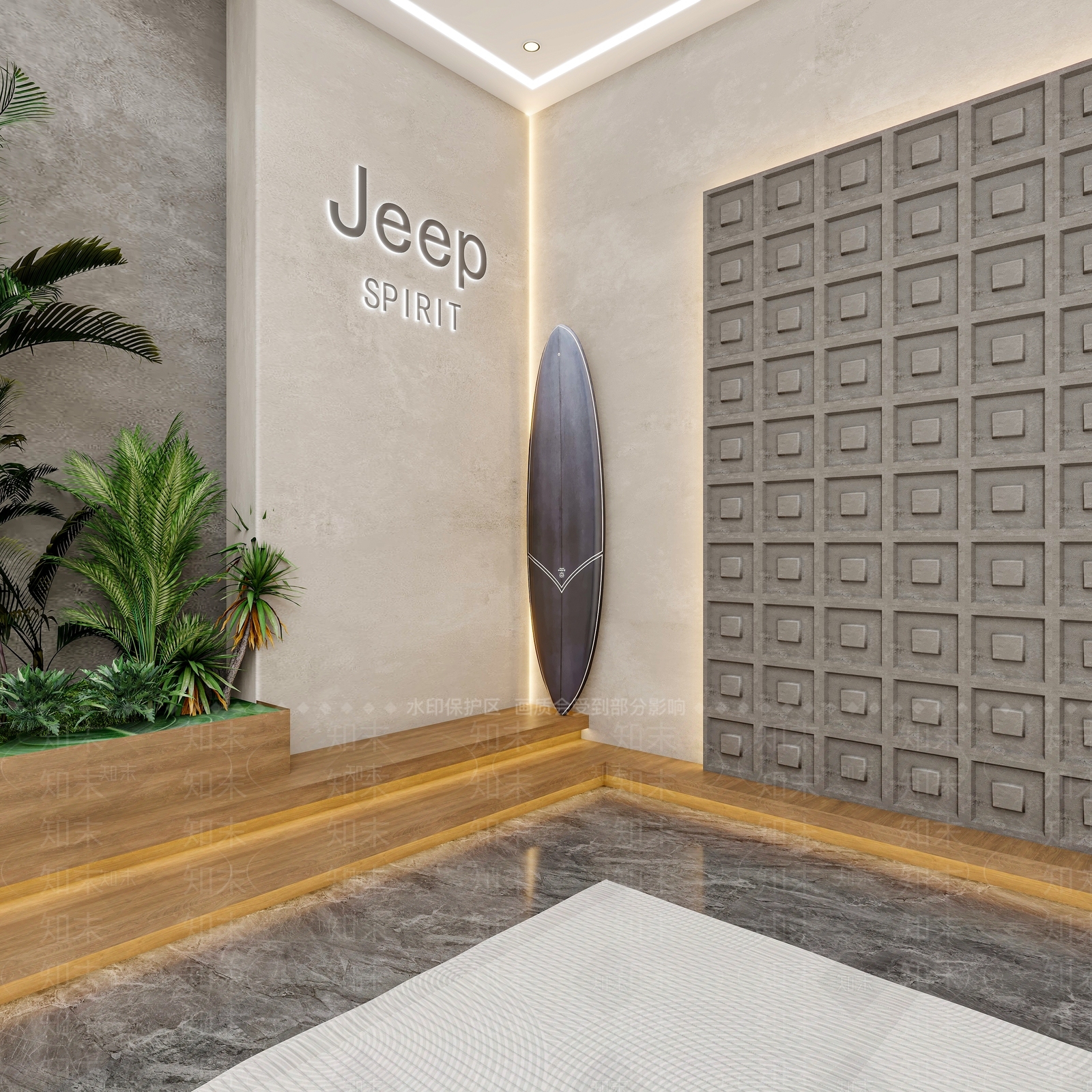 JEEP现代直播间3D模型下载【ID:1148544398】