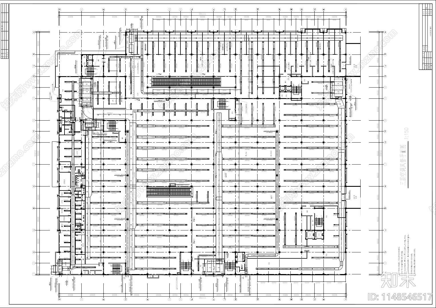 商业广场A座空调详图cad施工图下载【ID:1148546517】