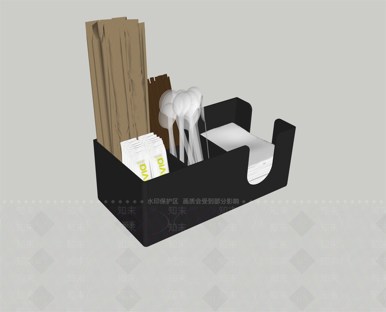 餐具SU模型下载【ID:1148554830】