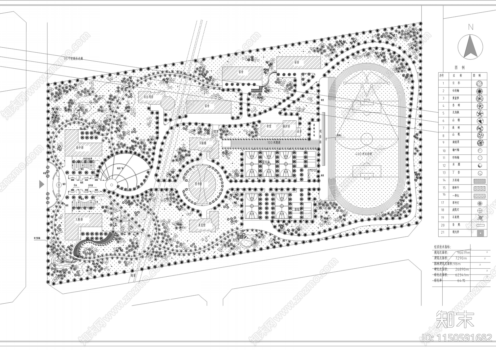 精选中小学校规划合集建筑施工图下载【ID:1150591682】