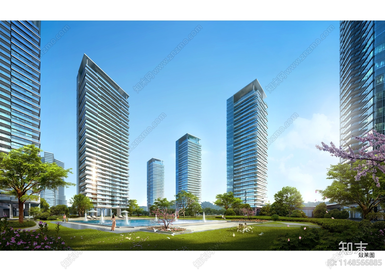 杭州临安滨湖新城居住建筑方案文本下载【ID:1148566885】