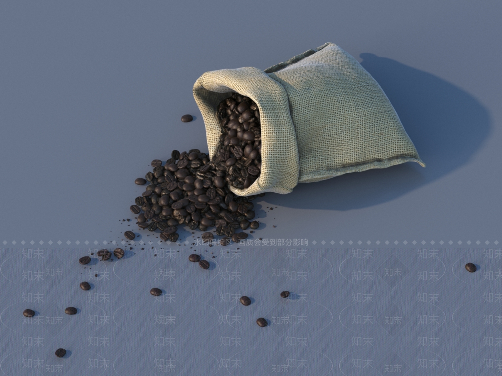 咖啡豆3D模型下载【ID:1148570800】