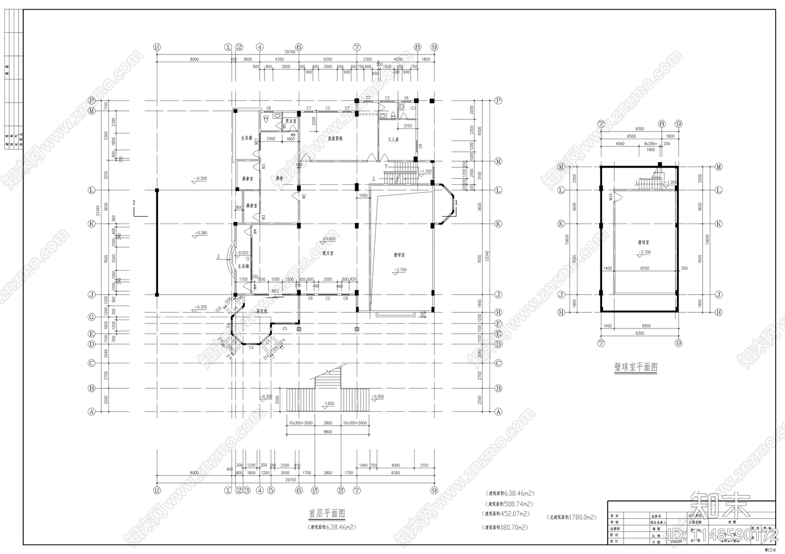 农村自建别墅建筑cad施工图下载【ID:1148590172】