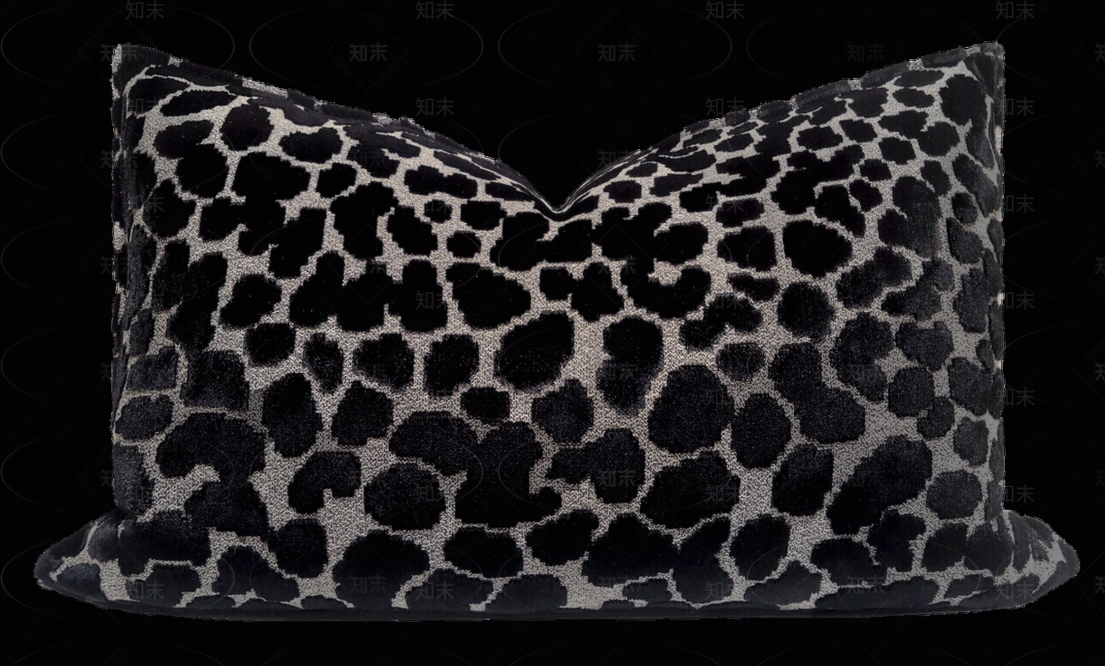黑白花纹纹理抱枕贴图下载【ID:1148595644】