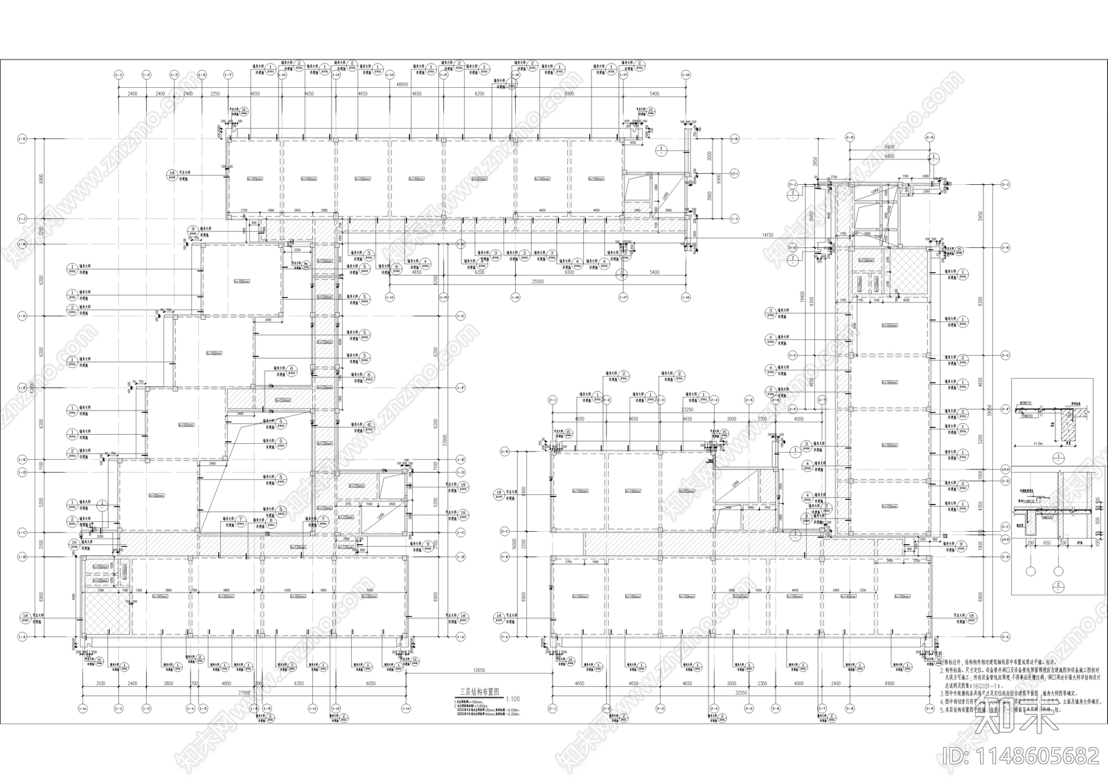金隅大成南山郡项目建筑cad施工图下载【ID:1148605682】