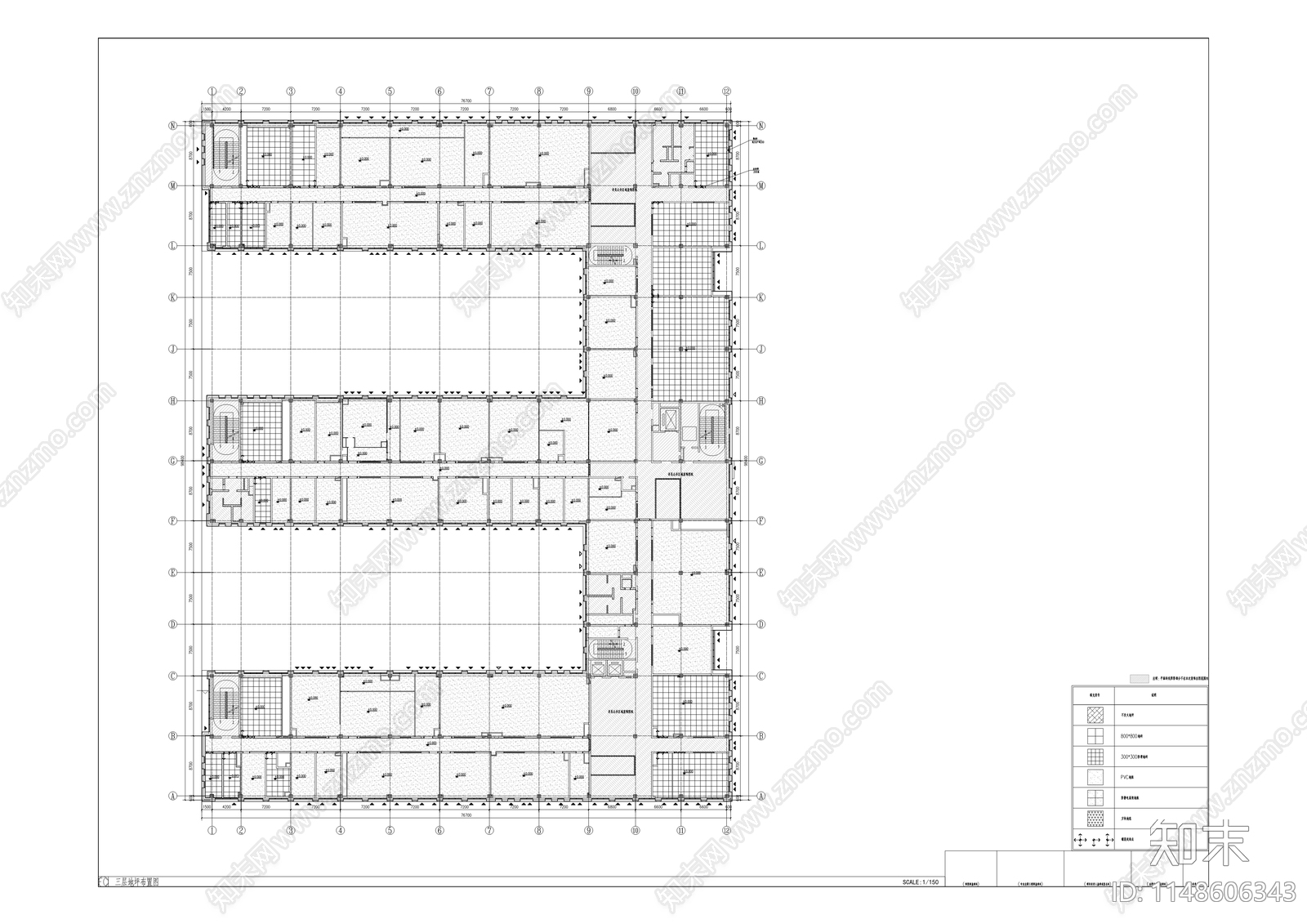 食品药品检验检测院室内cad施工图下载【ID:1148606343】