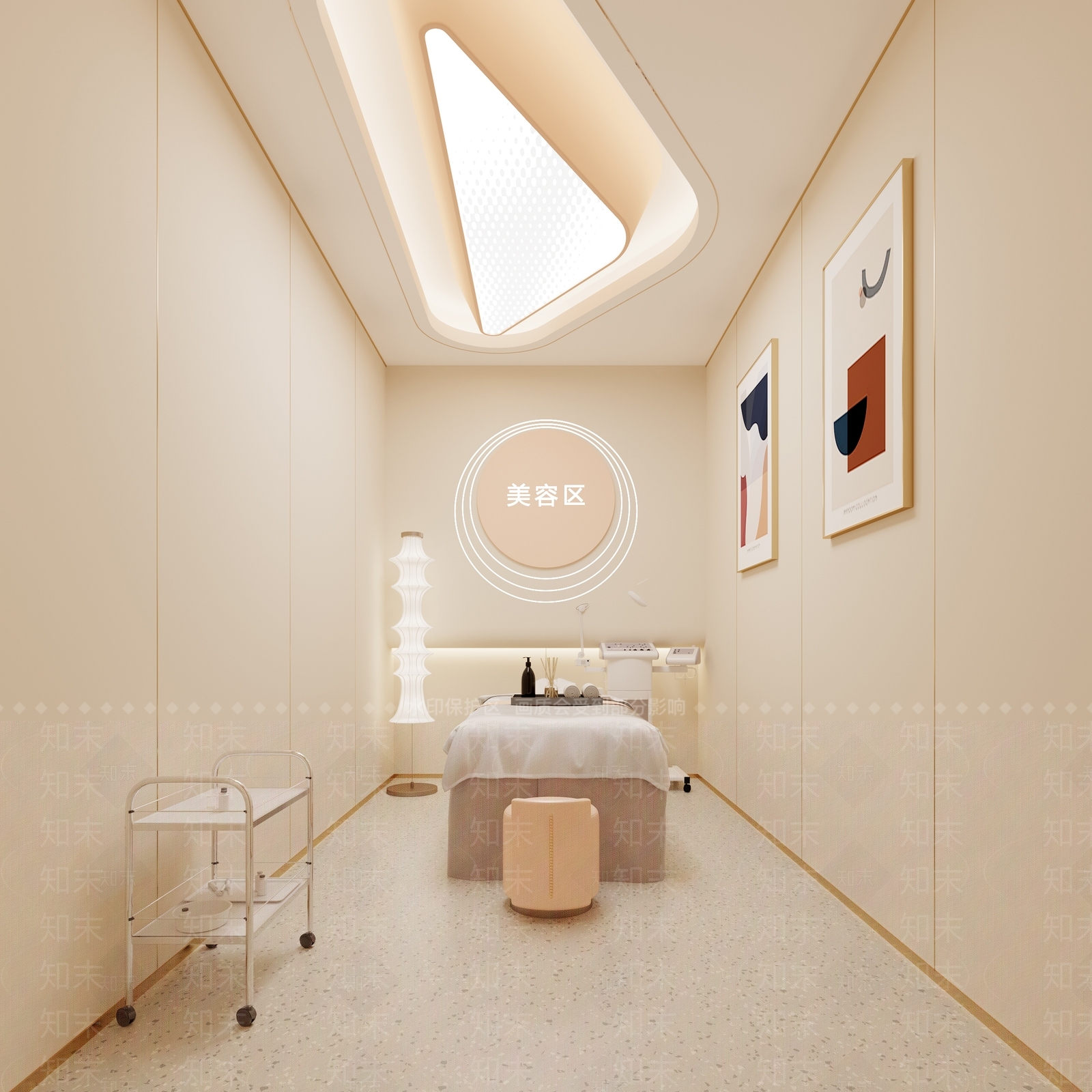 现代美容SPA店3D模型下载【ID:1148621124】