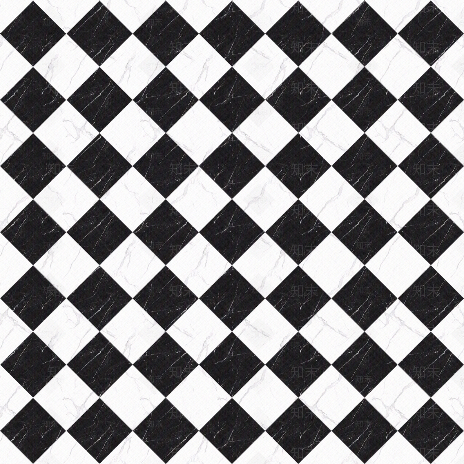 无缝黑白棋盘格瓷砖贴图下载【ID:1148622843】