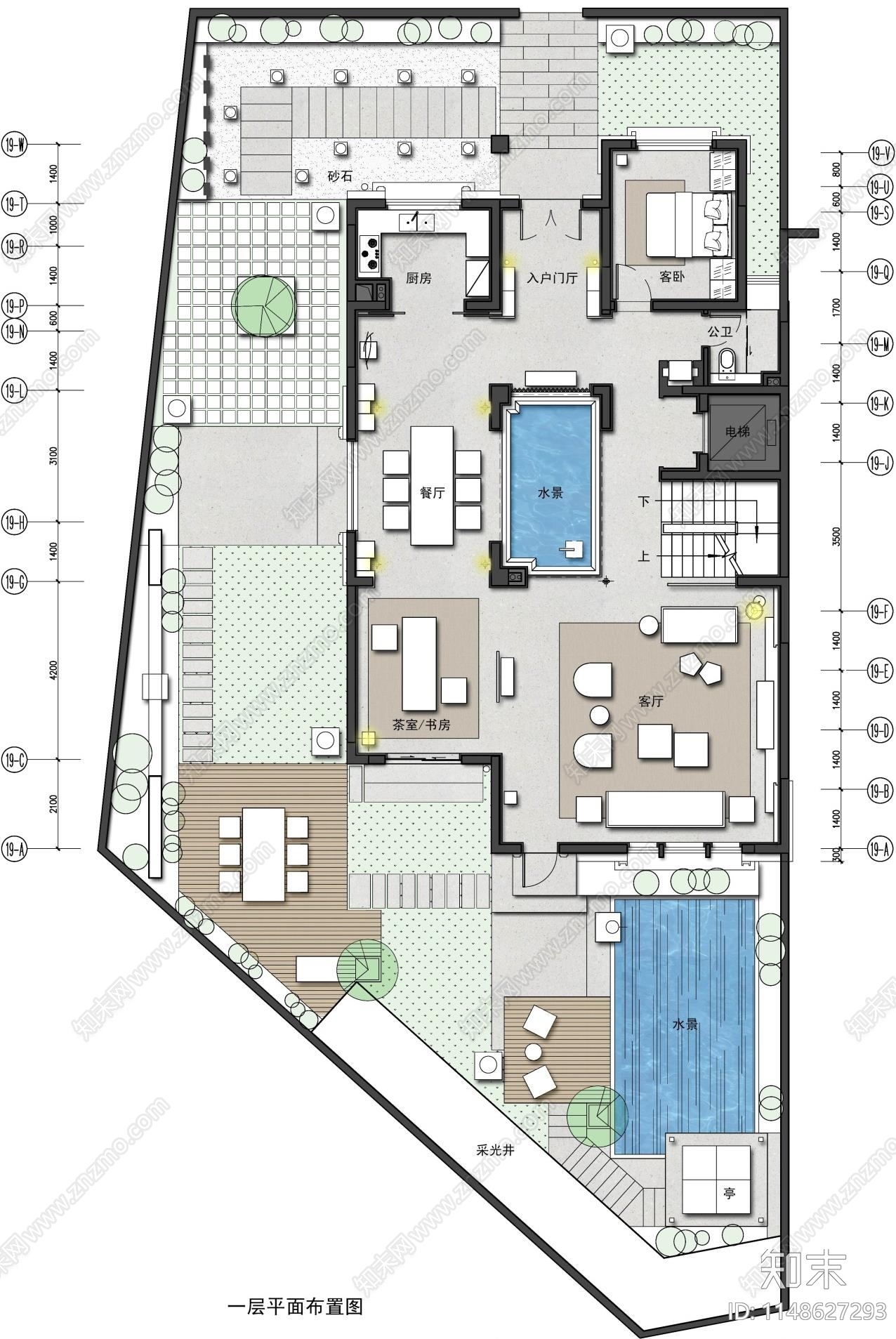 漳洲建发别墅样板间室内cad施工图下载【ID:1148627293】