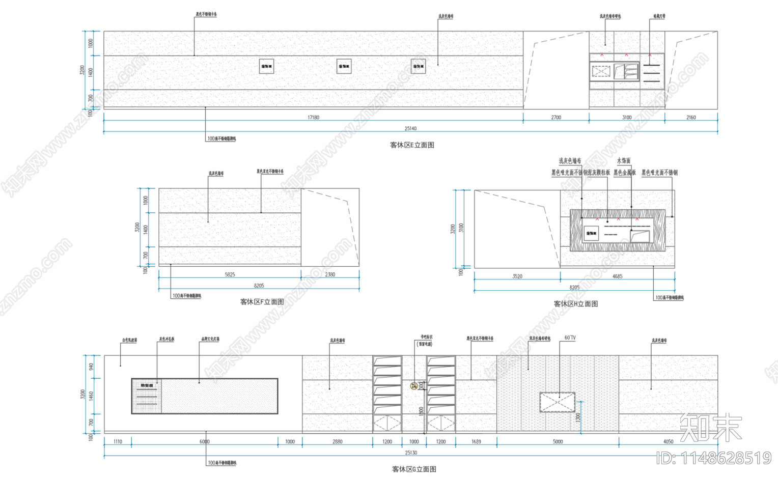 大型新能源汽车4S店室内cad施工图下载【ID:1148628519】