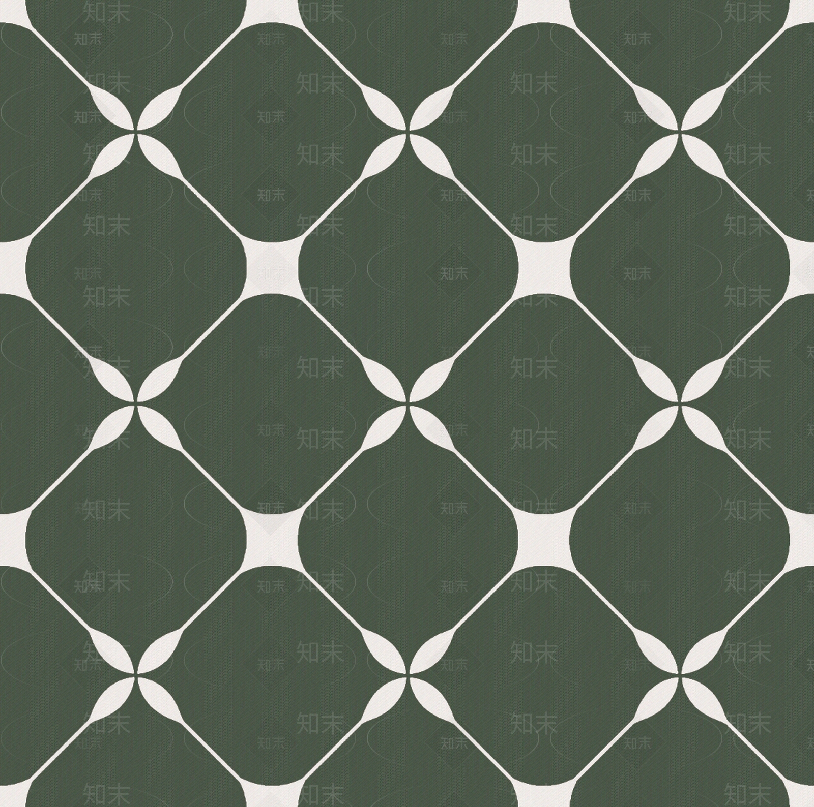 复古北欧风墨绿色几何图案花砖贴图下载【ID:1148628825】