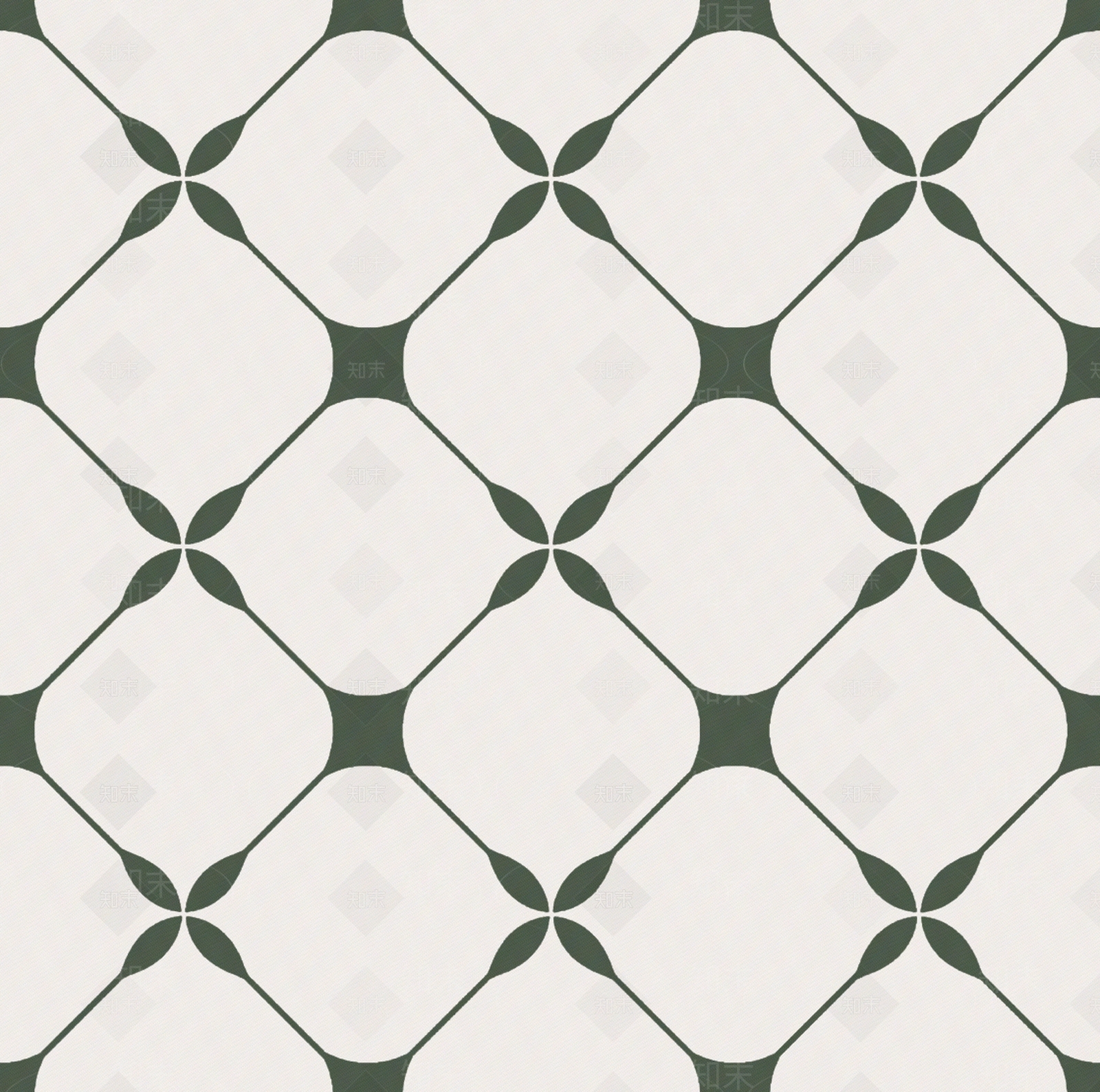 复古北欧风墨绿色几何图案花砖贴图下载【ID:1148628954】