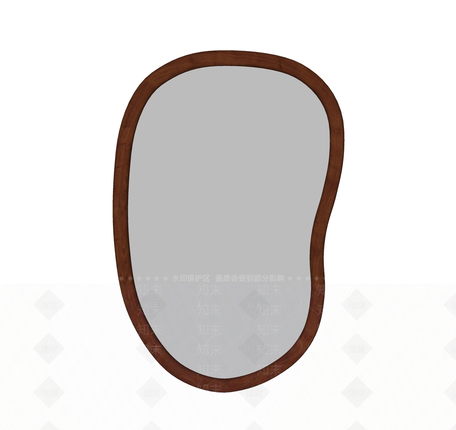 现代装饰镜SU模型下载【ID:1148633828】