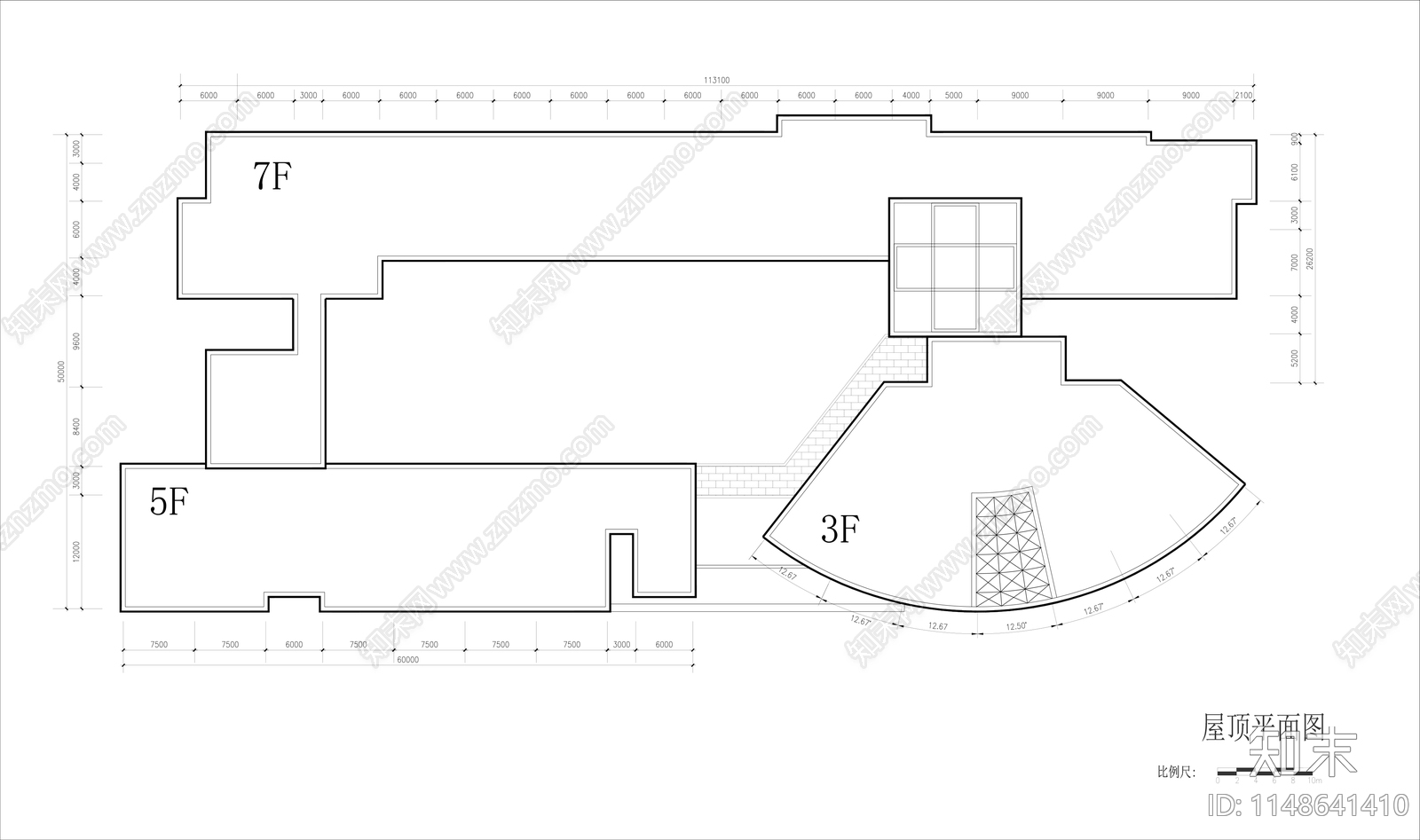 职业学校教学楼室内cad施工图下载【ID:1148641410】