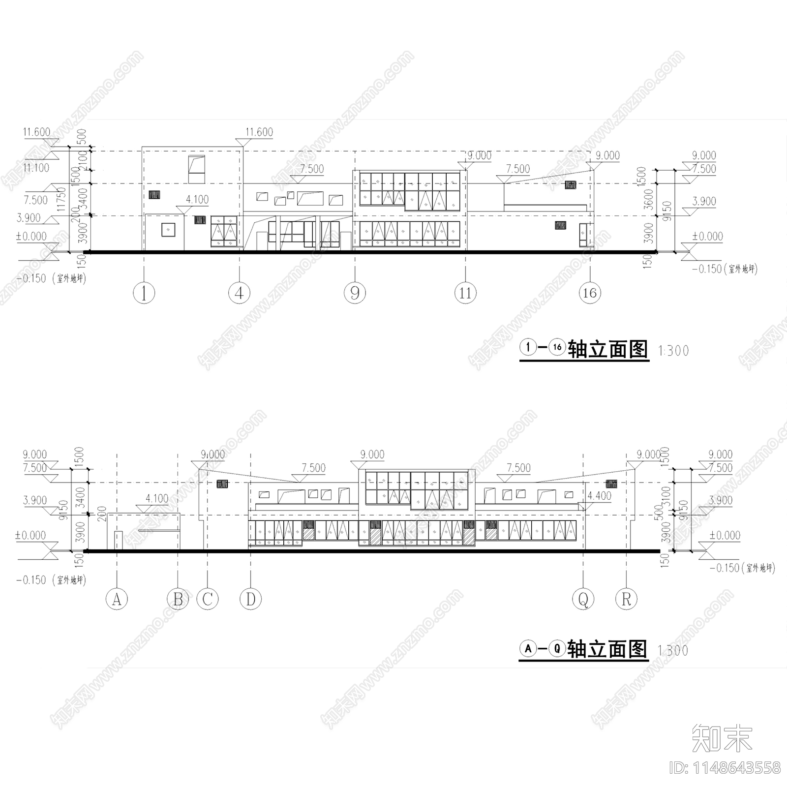 现代成都曾家坡幼儿园建筑cad施工图下载【ID:1148643558】