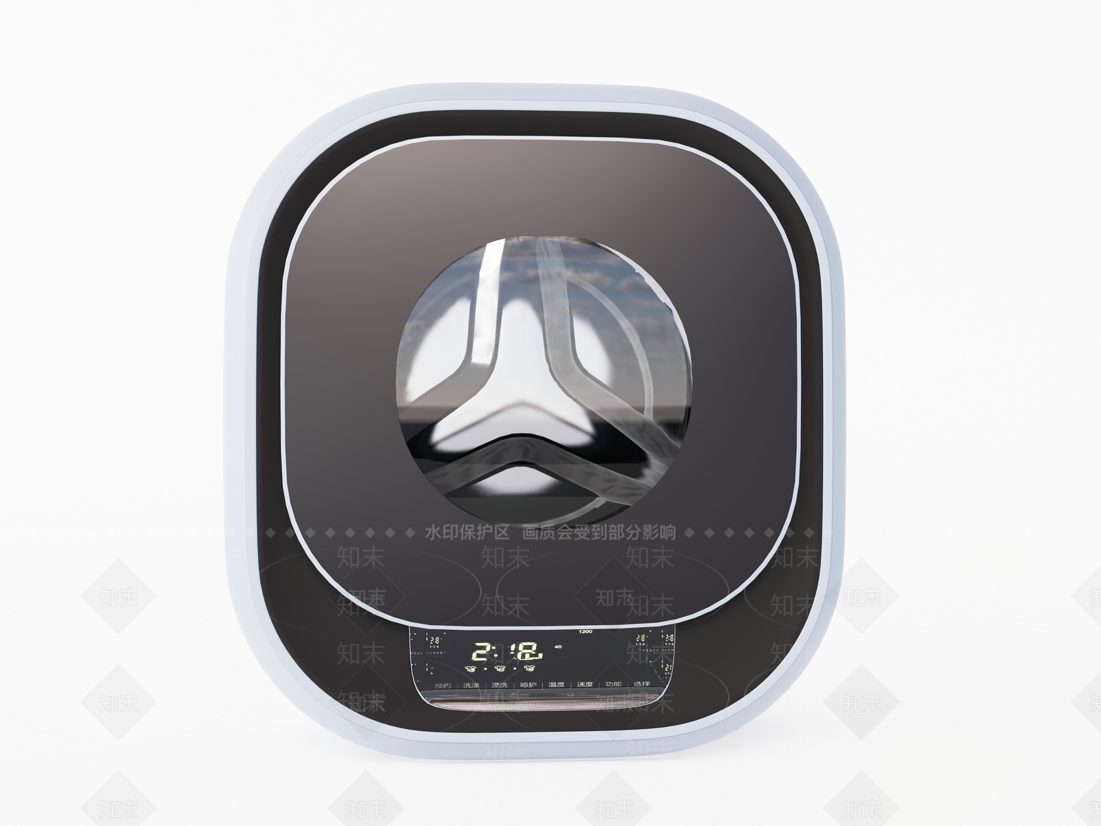 洗衣机SU模型下载【ID:1148643525】