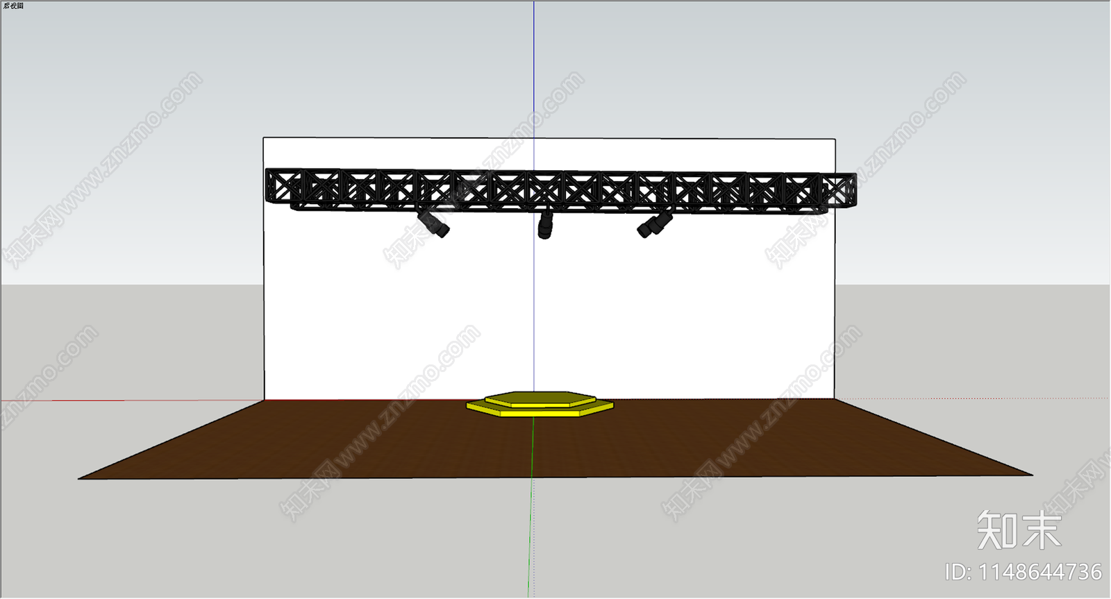 现代舞台SU模型下载【ID:1148644736】