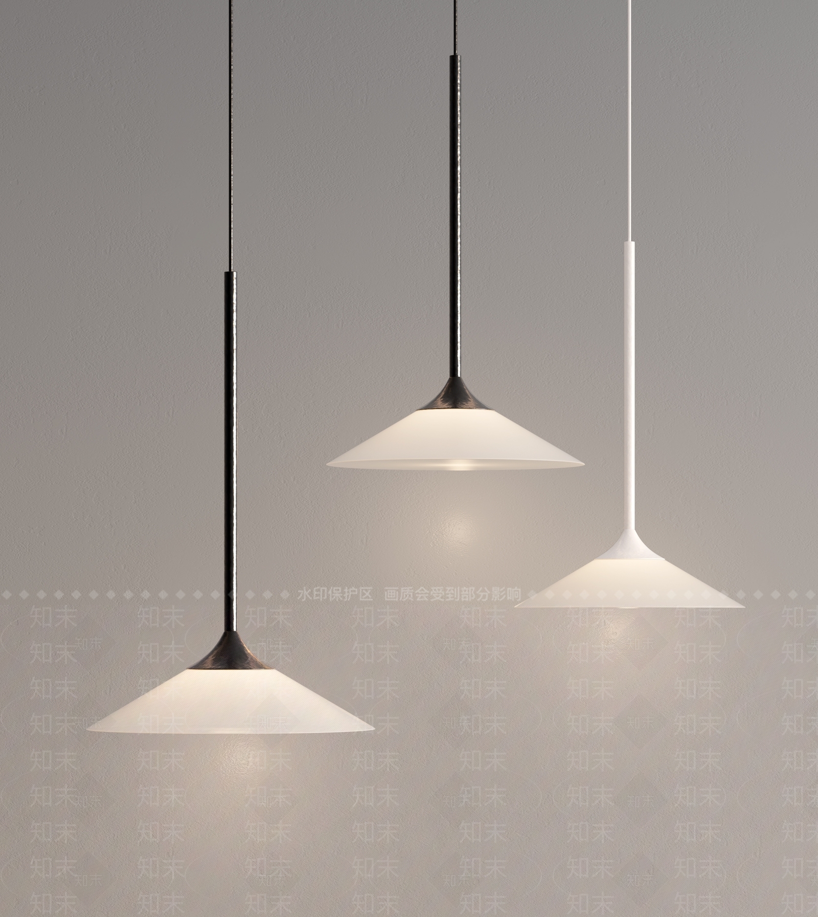 现代简约吊灯3D模型下载【ID:1148648475】