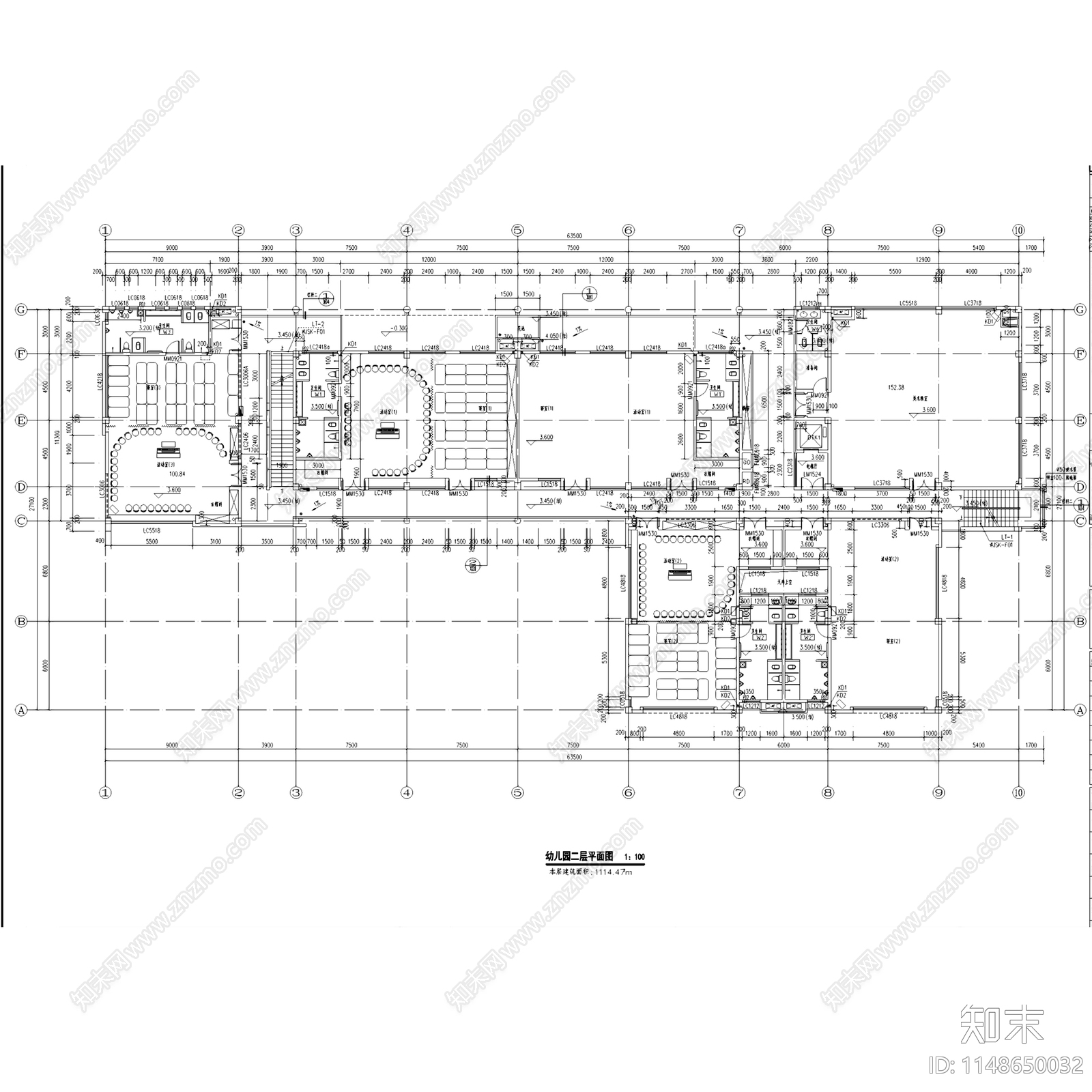 现代深圳龙华第三幼儿园建筑cad施工图下载【ID:1148650032】