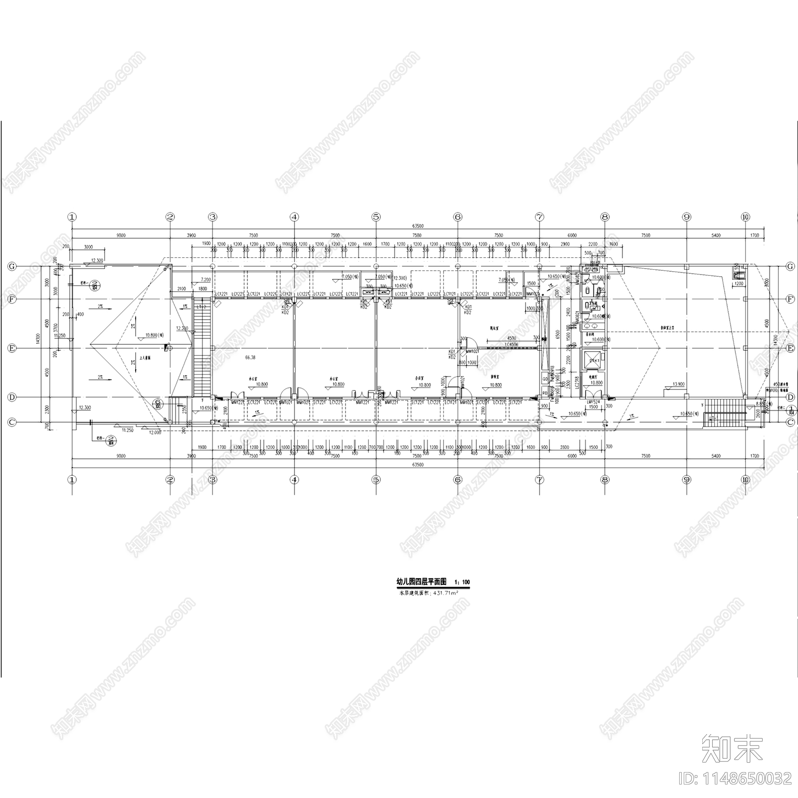 现代深圳龙华第三幼儿园建筑cad施工图下载【ID:1148650032】