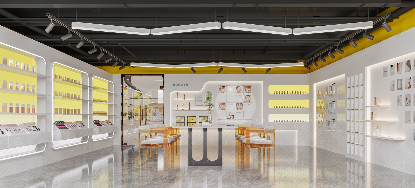 现代美妆店3D模型下载【ID:1148652379】