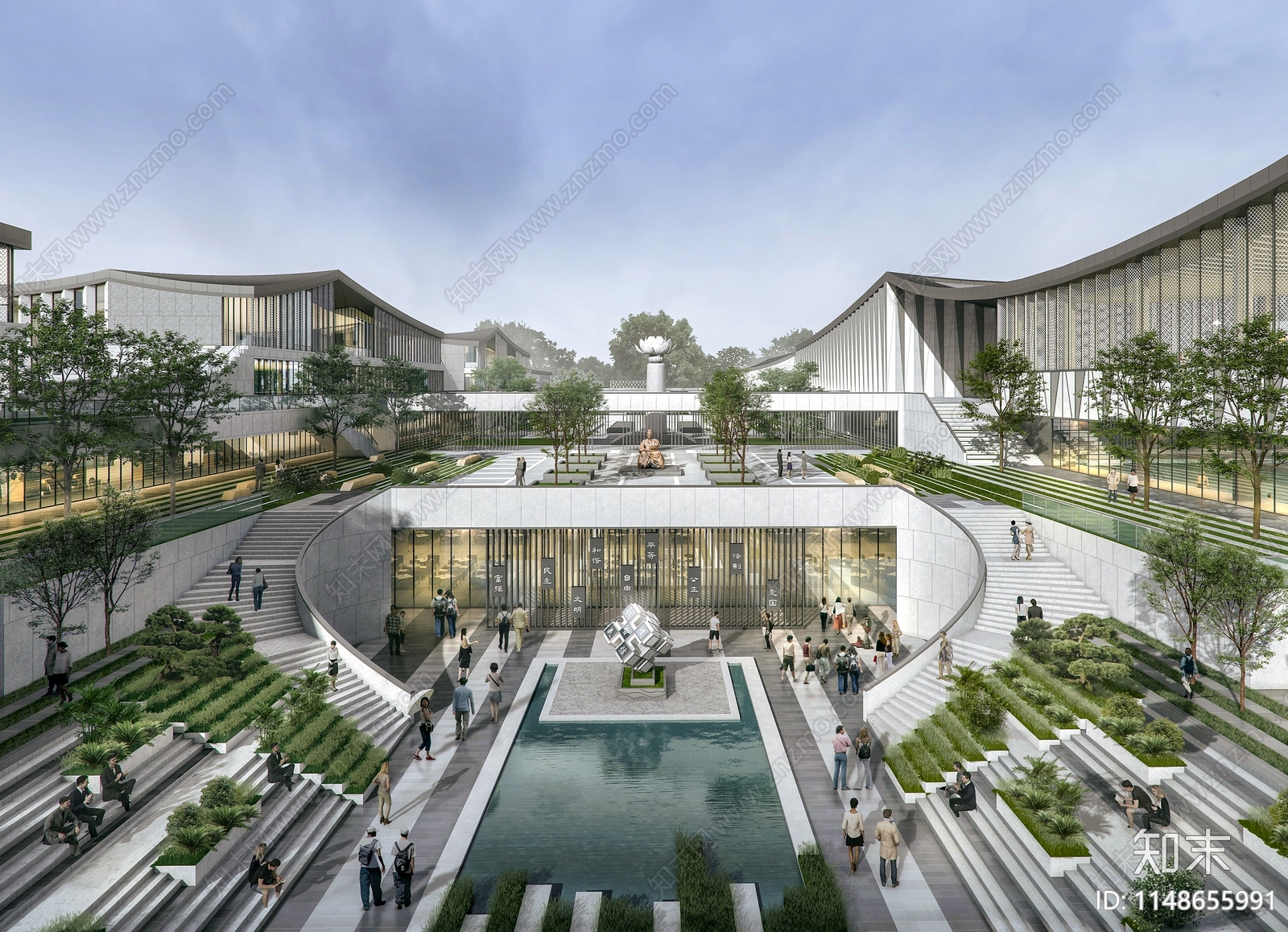洛阳市新建花园学校高中建筑规划方案文本下载【ID:1148655991】